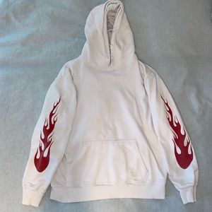 Brandy Melville John Galt White Hoodie
